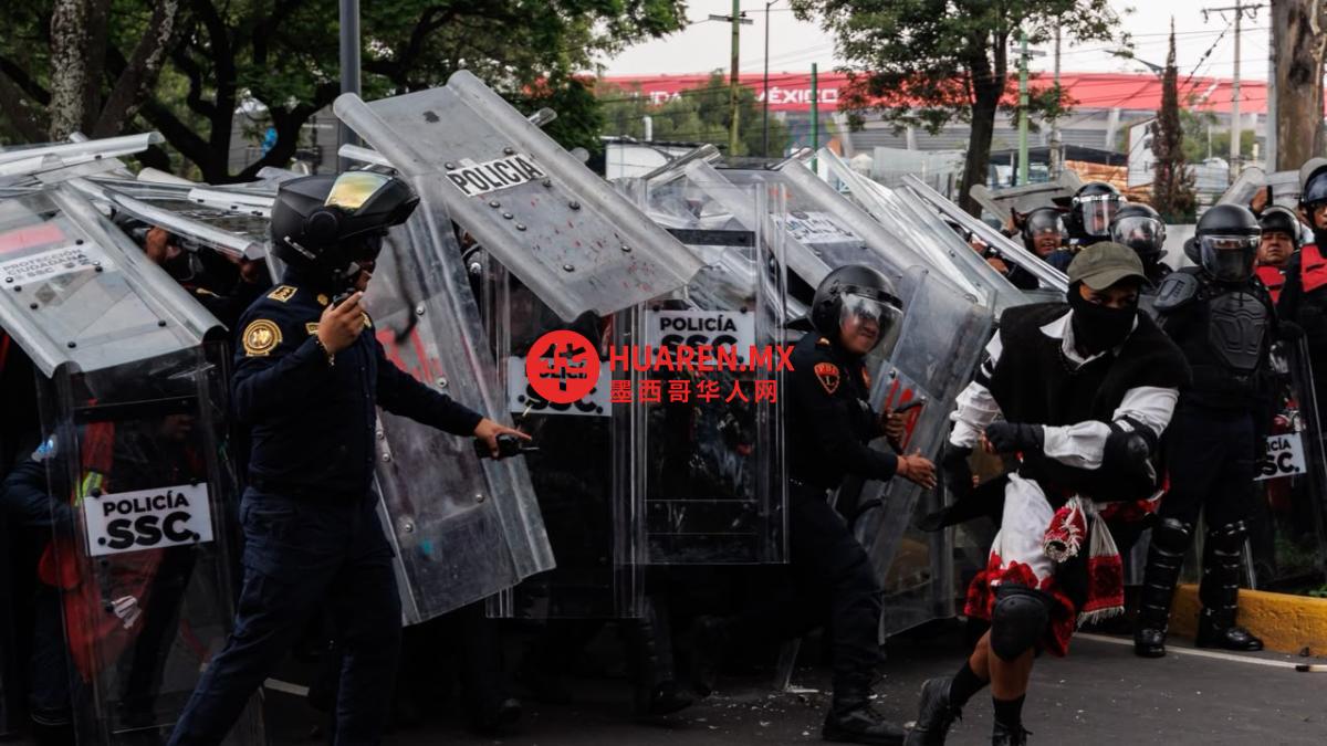开幕式赛中黑帮与警方冲突
