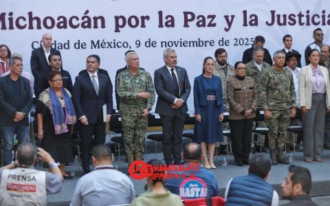 他们公布了“米却肯正义计划”（Plan Michoacán por la Justicia）首份股票资产负债表。
