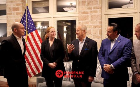 美国驻墨西哥大使访问多斯拉雷多斯（Dos Laredos）边境地区