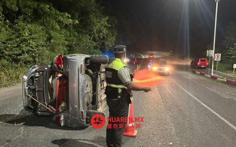 塔毛利帕斯州公路发生车祸 一军人身亡 三人重伤