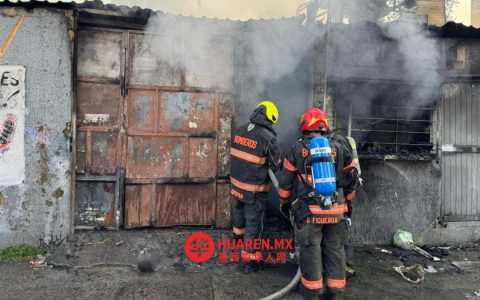 扎波潘一家地毯店突发火灾被焚毁