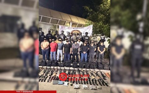 恰帕斯州塔帕丘拉警方逮捕15名涉嫌制造暴力事件嫌疑人