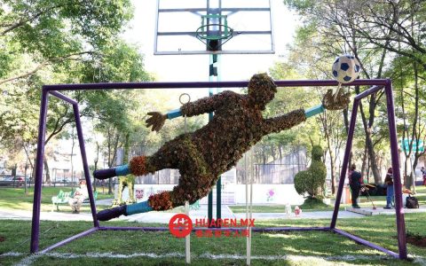 墨西哥城将沿2026年世界杯交通干线布置植物雕塑美化市容