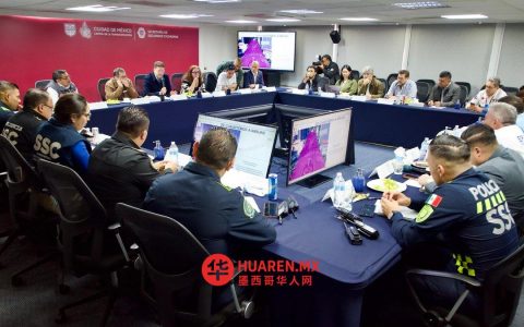 为莎琪拉（Shakira）在索卡洛广场（Zócalo）的演出，设置专用物流操作台