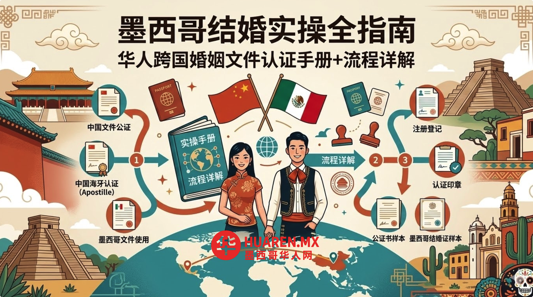 墨西哥结婚实操全指南｜华人跨国婚姻文件认证手册+流程详解