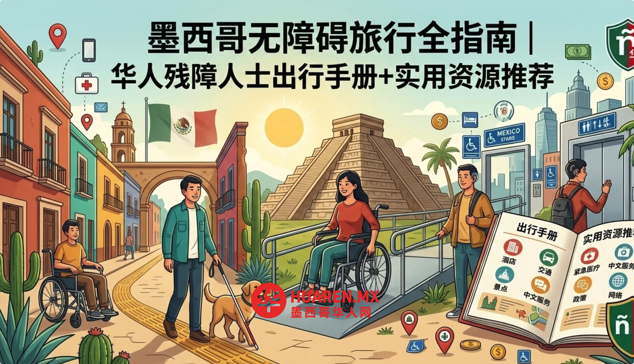 墨西哥无障碍旅行全指南｜华人残障人士出行手册+实用资源推荐