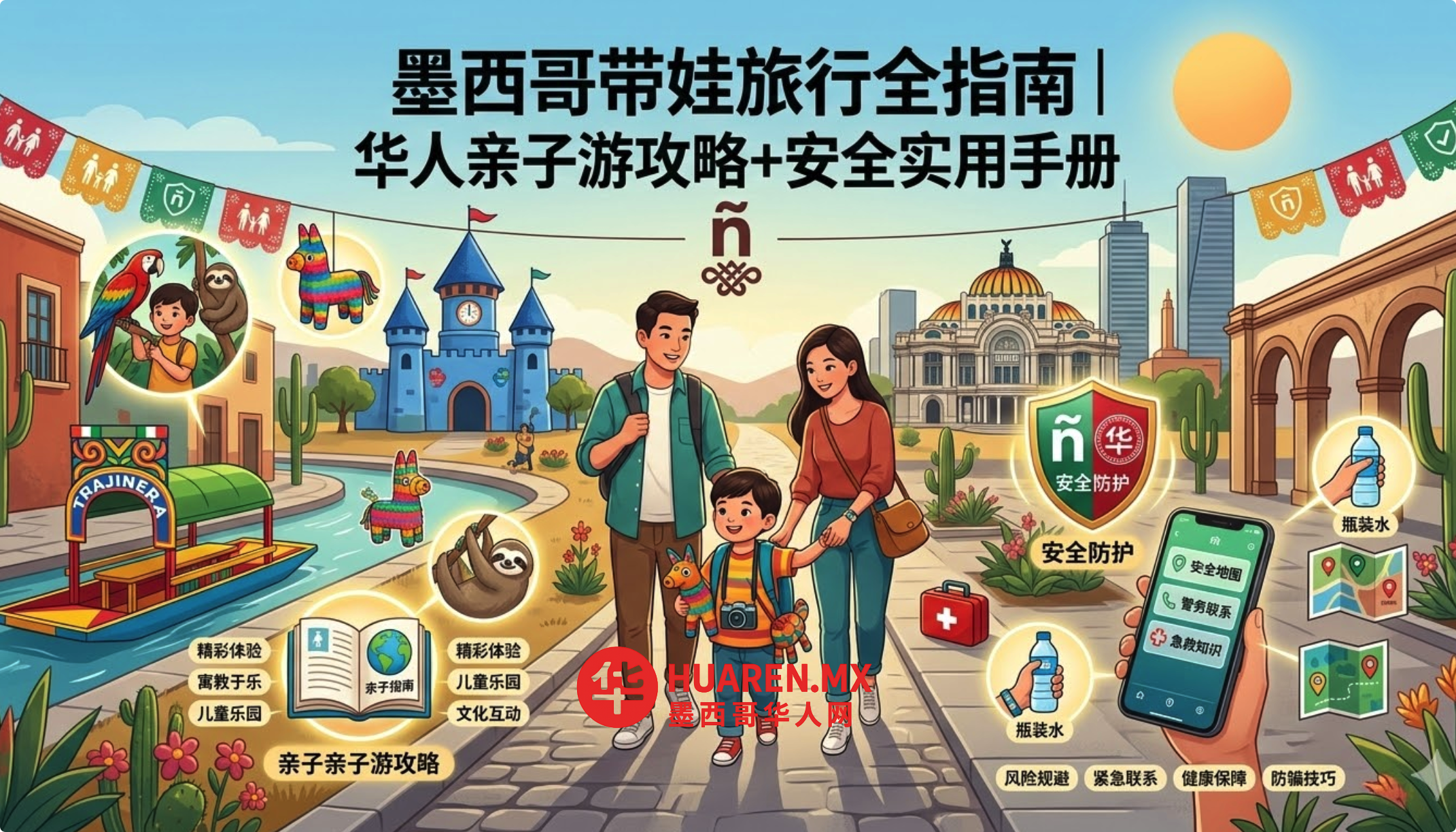 墨西哥带娃旅行全指南｜华人亲子游攻略+安全实用手册