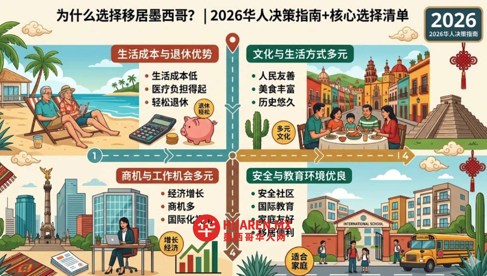 为什么选择移居墨西哥？｜2026华人决策指南+核心选择清单