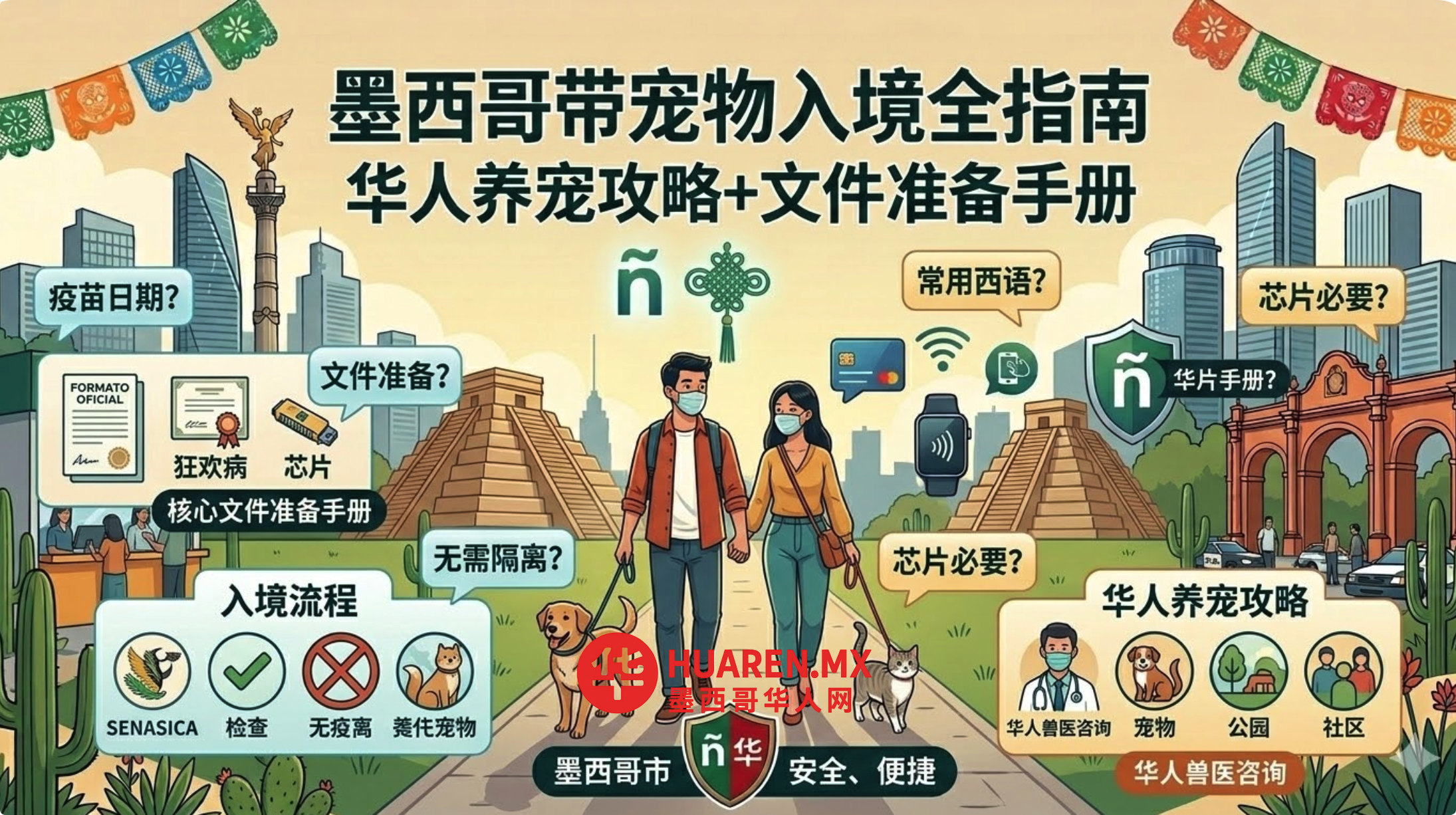 墨西哥带宠物入境全指南｜华人养宠攻略+文件准备手册