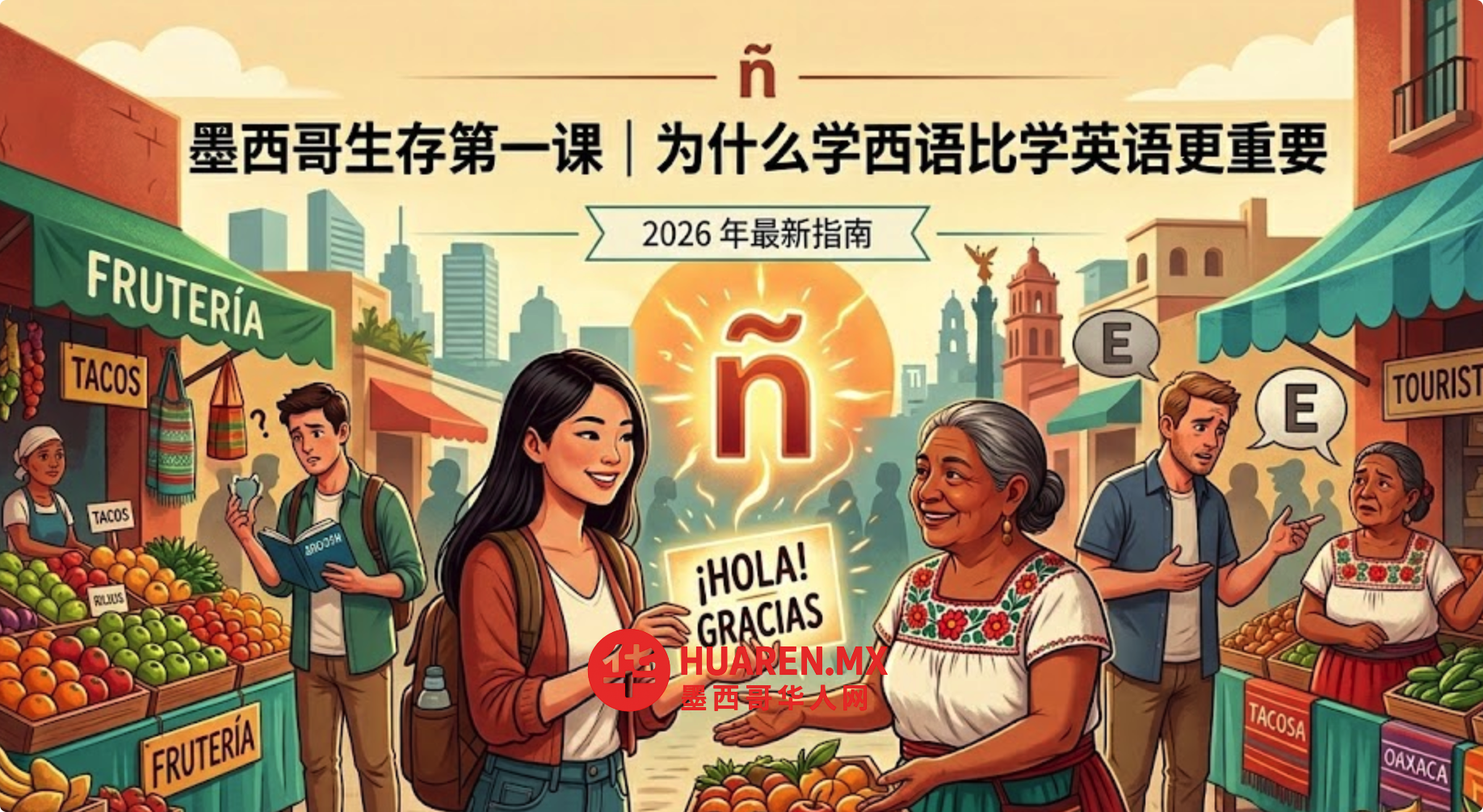 墨西哥生存第一课｜为什么学西语比学英语更重要（华人专属版）
