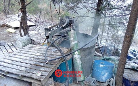 马里纳在杜兰戈省捣毁了两个非法的“贩毒合作窝点”。