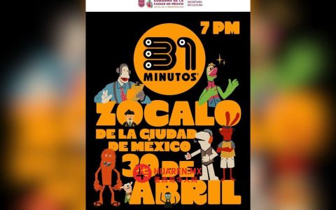 《31 Minutos》儿童节将免费放映，墨西哥城Zócalo广场等你来！