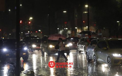 墨西哥城4个区因强降雨和冰雹发布橙色预警