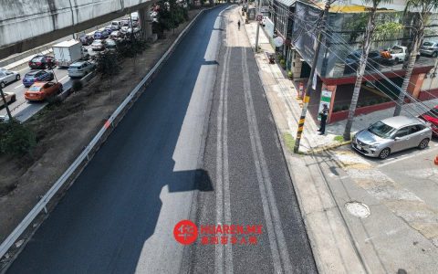 埃多梅克斯州北环公路沥青路面重建完成97%，进展顺利