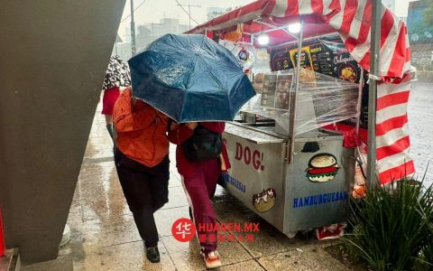 墨西哥城大都会区暴雨突袭，黄色预警启动