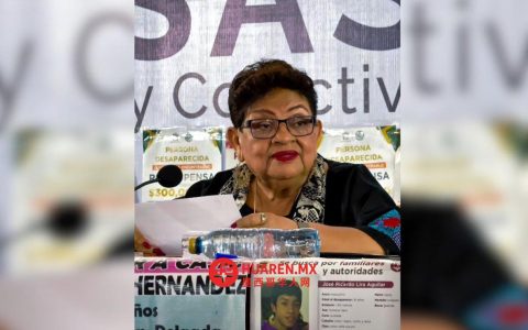 埃内斯蒂娜·戈多伊（Ernestina Godoy）赴特拉斯卡拉视察搜救工作