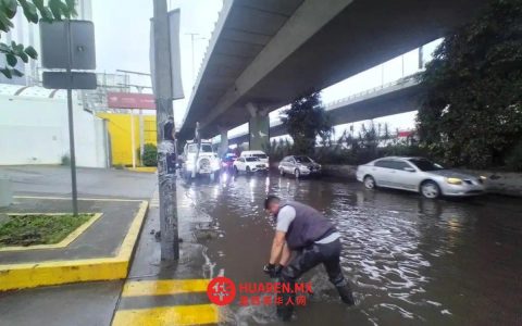 因冰雹天气，Naucalpan至Toluca高速San Tejamanil路段全线封闭